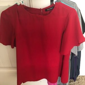 Super cute red blouse